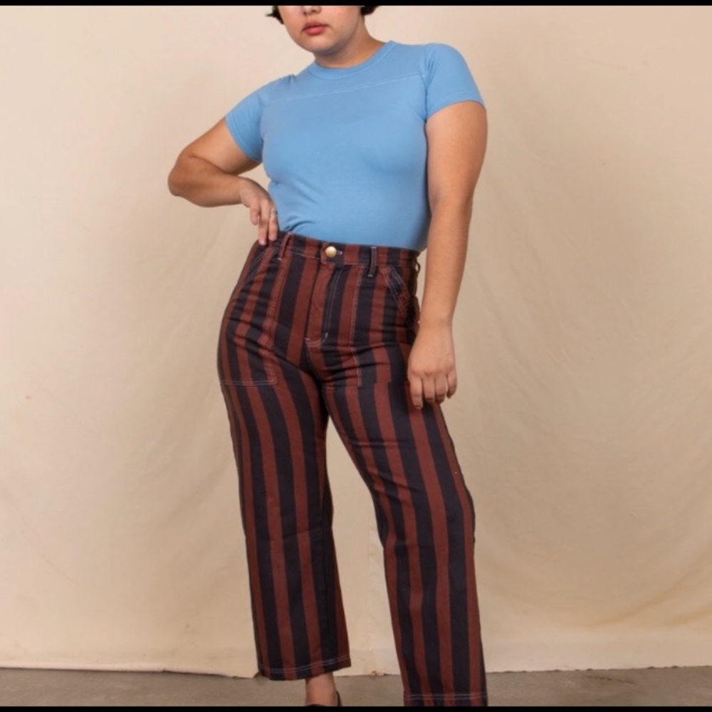 Big Bud Press Striped Work Pants